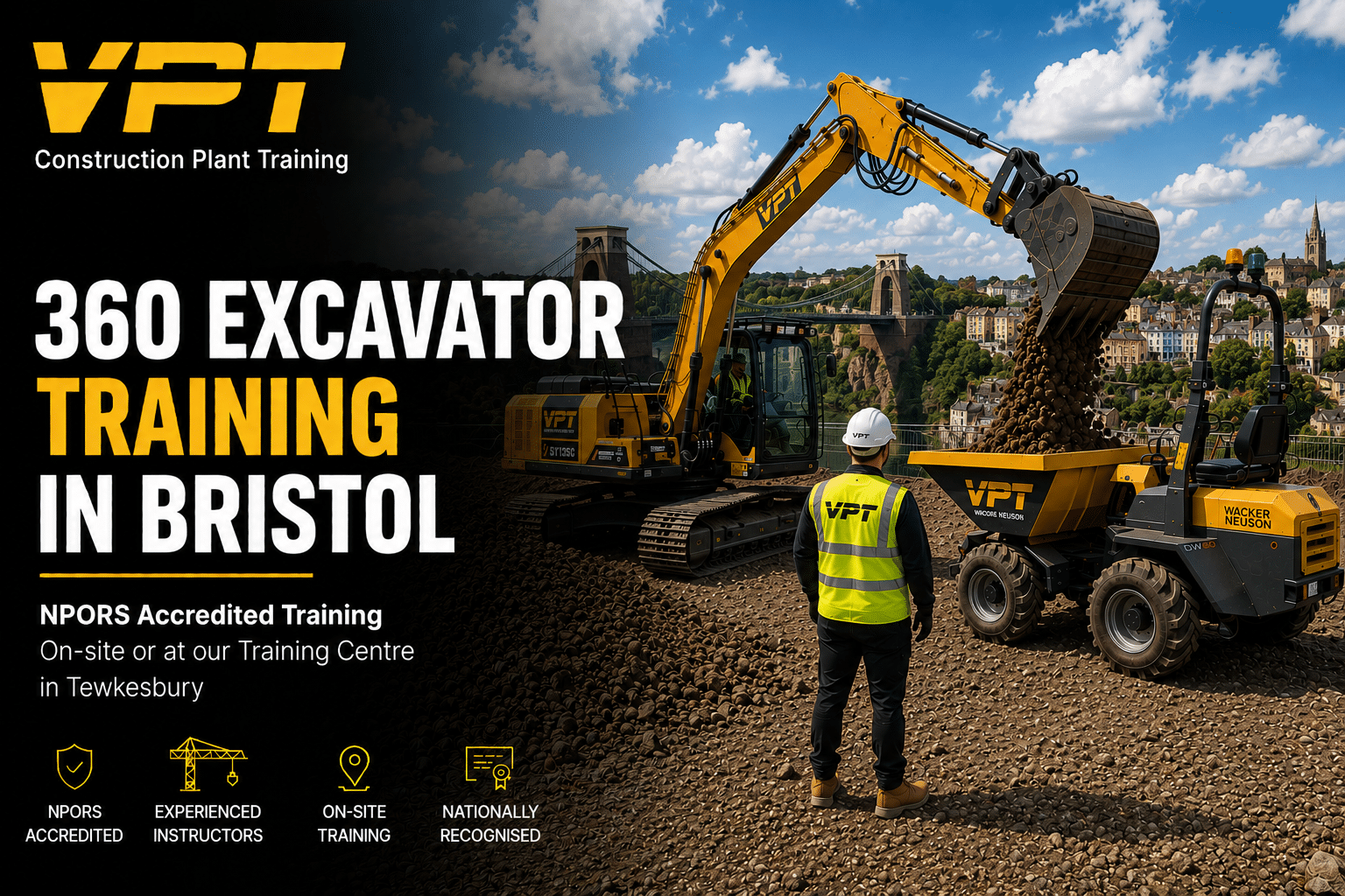360 Excavator Training In Bristol - Get Your Digger Ticket